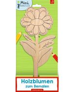 Holzblumen zum Bemalen