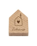 Magnetisches Holzhaus Zuhause