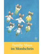 Familie Maus im Mondschein