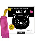 Babys Kontrastbuch für den Buggy: Miau!
