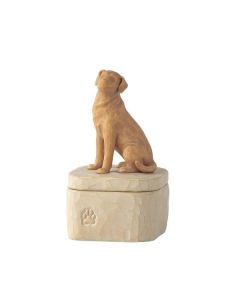 28176  Willow Tree Figur "Ich liebe meinen Hund" hell mit Aufbewahrungsbox