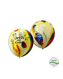 Luftballons - Jesus liebt Kinder 10er Pack