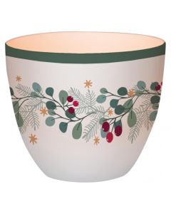 Windlicht aus Porzellan - Lichterzauber