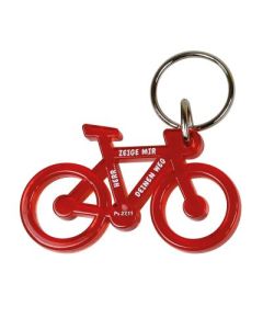 Schlüsselanhänger Fahrrad - rot