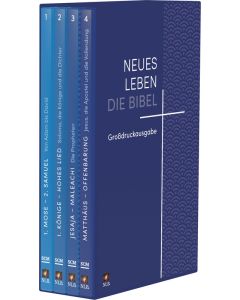 Neues Leben. Die Bibel, Großdruckausgabe in 4 Bänden