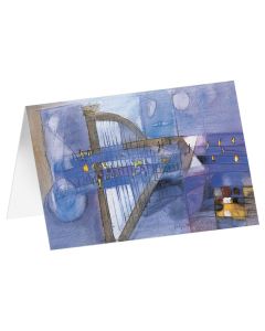 Kunstkarten "Blaue Harfe" 5 Stk.
