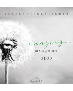 Black&White "Amazing" 2022 - Postkartenkalender