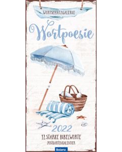 Wortpoesie 2022 - Postkartenkalender