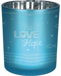 Windlicht LichtMomente "Faith-Love-Hope"