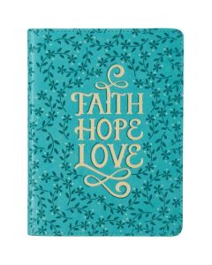 Notizbuch "Faith - Hope - Love"