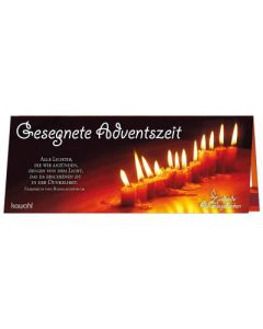 Streichholz-Adventskalender "Gesegnete Adventszeit"