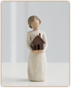 26146 Willow Tree Figur "Mein Zuhause"