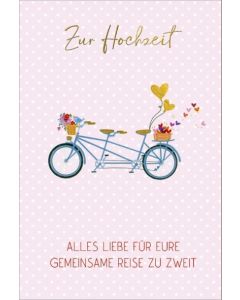 Faltkarte "Zur Hochzeit"