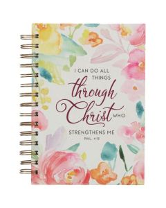 Notizbuch "I can do all things through Christ"