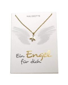Halskette "Ein Engel für dich" - gold