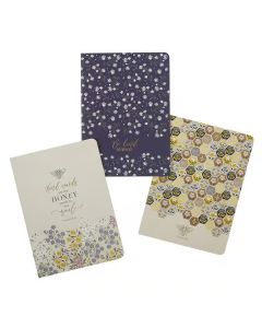 3er Notizbuch Set „Nette Worte sind wie Honig“