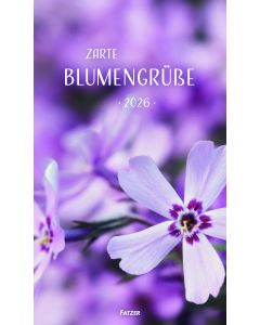 Zarte Blumengrüße - Posterkalender 2026