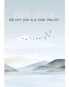 Für Gott sind alle Dinge möglich – Notizbuch