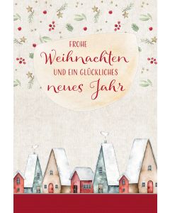 Frohe Weihnachten und ein glückliches neues Jahr