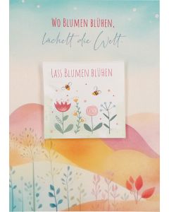 Wo Blumen blühen . . .