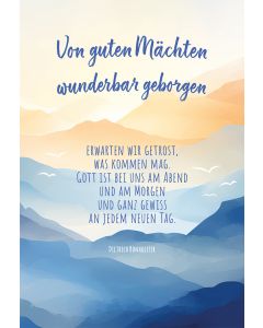 Von guten Mächten …