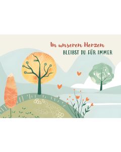 In unseren Herzen bleibst du für immer