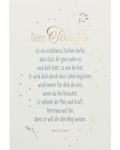 Deine Taufe ist …