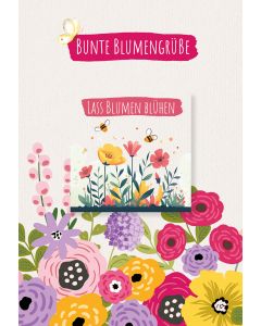 Bunte Blumengrüße