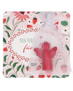 Engelfigur aus Metall 3 x 2,5 cm