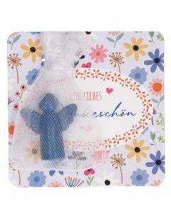 Engelfigur aus Metall 3 x 2,5 cm