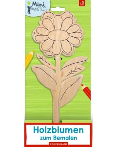 Holzblumen zum Bemalen