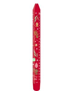 Adventskalender-Kerze – Alle Jahre wieder