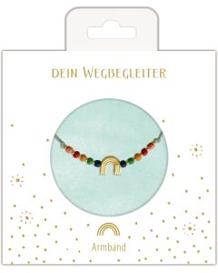 Armband – Armband mit Regenbogenanhänger