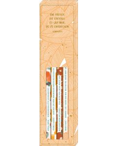 Bleistift-Set mit Sprüchen