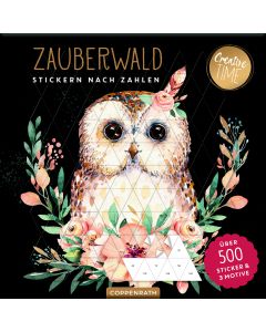Stickern nach Zahlen Zauberwald