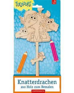 Knatterdrachen aus Holz zum Bemalen