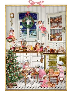 Zettel-Adventskalender – Nostalgische Weihnachtsbäckerei