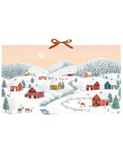 Wand-Adventskalender - Winterhäuser
