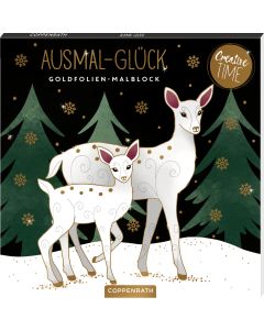 Ausmal-Glück Goldfolien-Malblock