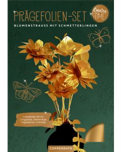 Prägefolien-Set Blumenstrauß