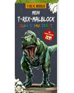 Mini-Malblock – Mein T-Rex-Malblock zum Schulstart