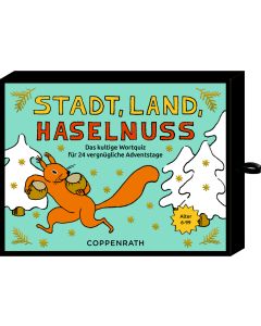 Schachtelspiel – Stadt, Land, Haselnuss