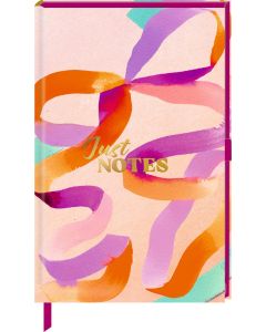 Notizbuch DIN A6 – Just Notes (Schleife)