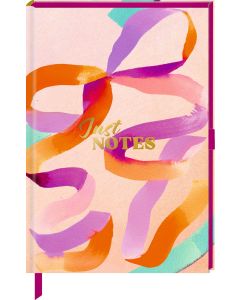 Notizbuch DIN A5 – Just Notes (Schleife)