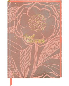 Notizbuch DIN A5 – Just Notes (Line Rosé Flower)