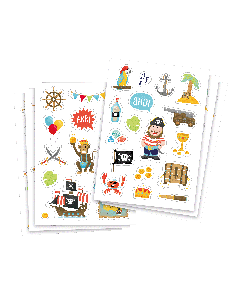 Sticker-Set Pirat
