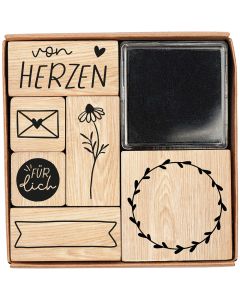 Stempel-Set Von Herzen