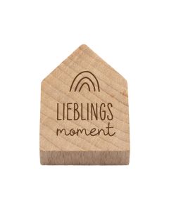 Magnetisches Holzhaus Lieblingsmoment