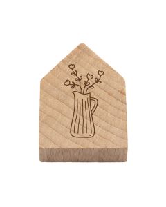 Magnetisches Holzhaus Blumenkanne