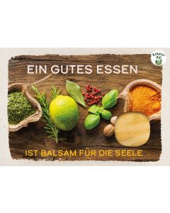 Ein gutes Essen ist Balsam für die Seele